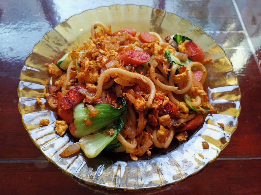 绝啊！炒乌冬面