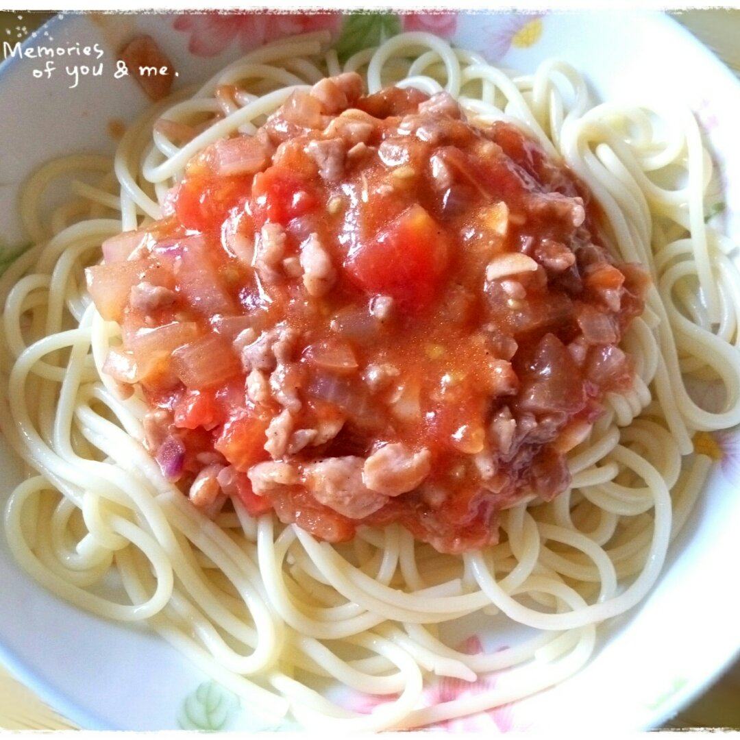 番茄肉酱意面