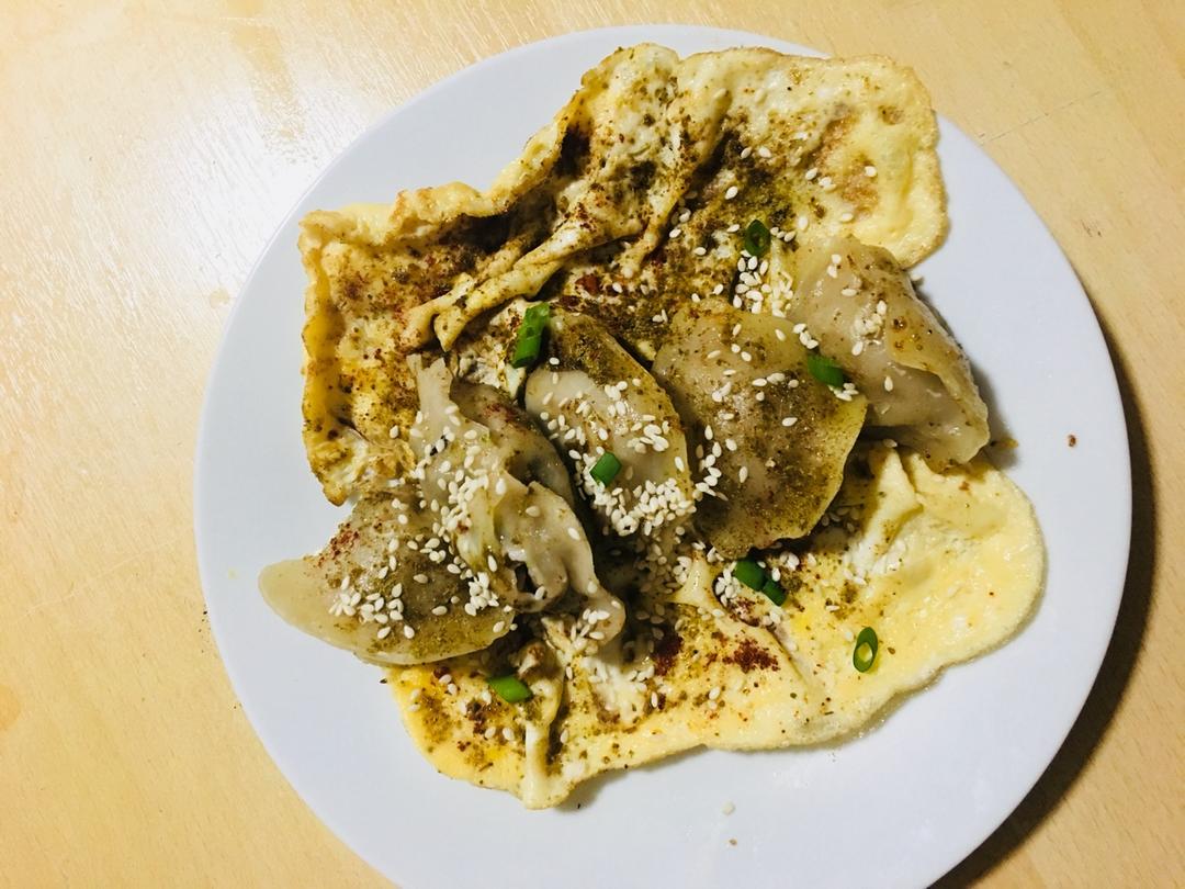 懒人快手抱蛋煎饺