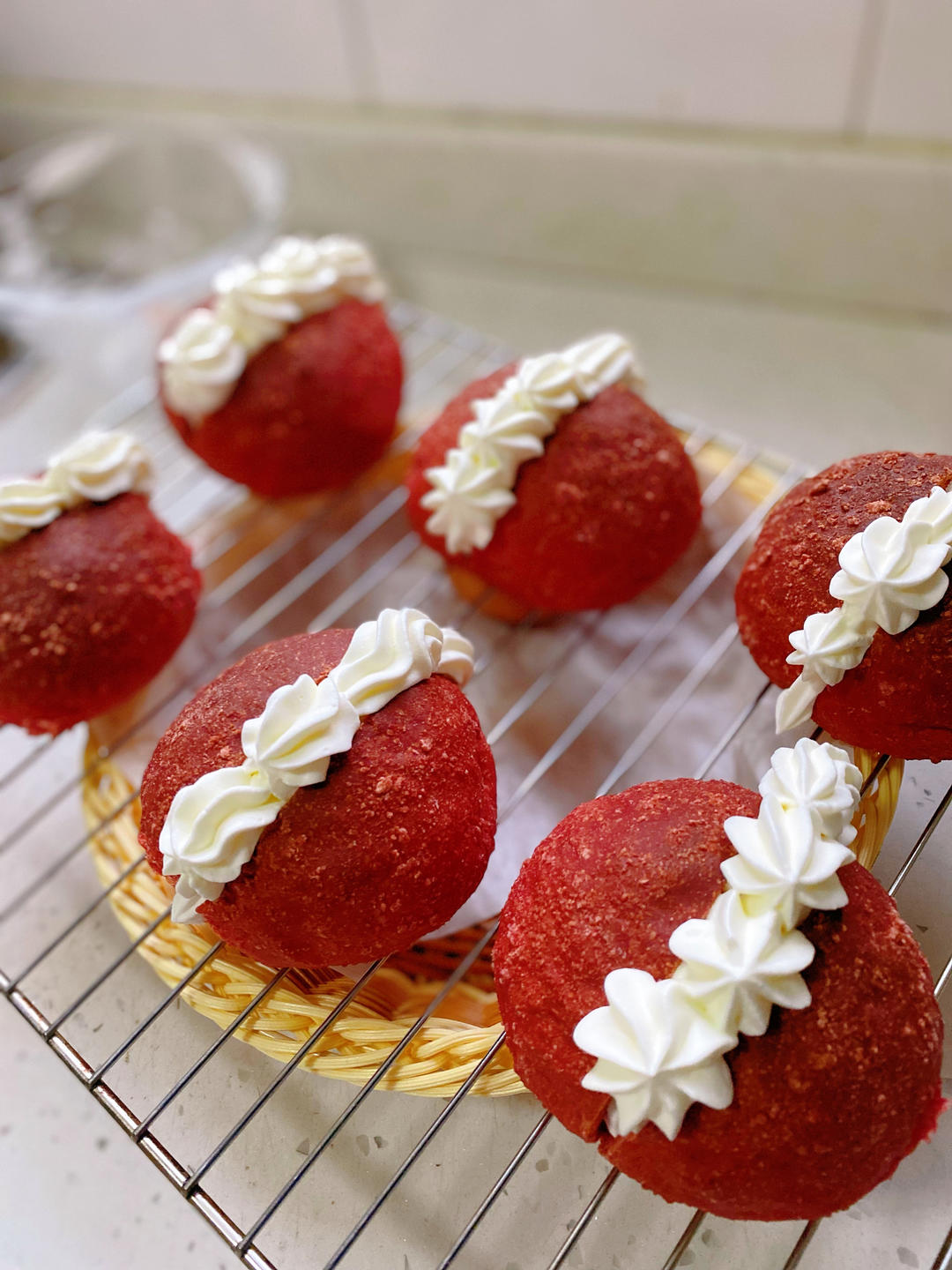 草莓之恋(红丝绒草莓面包)