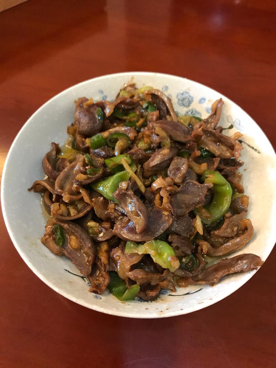 小炒鸭胗