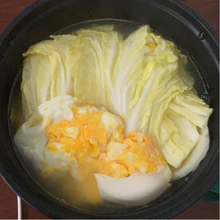 一周掉3斤，晚上减肥吃鸡蛋煮娃娃菜