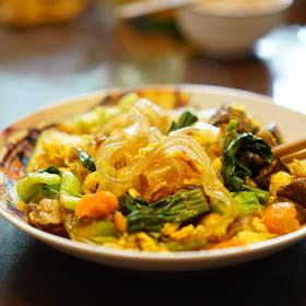 卷心菜炒粉丝 Glass noodles with Cabbage