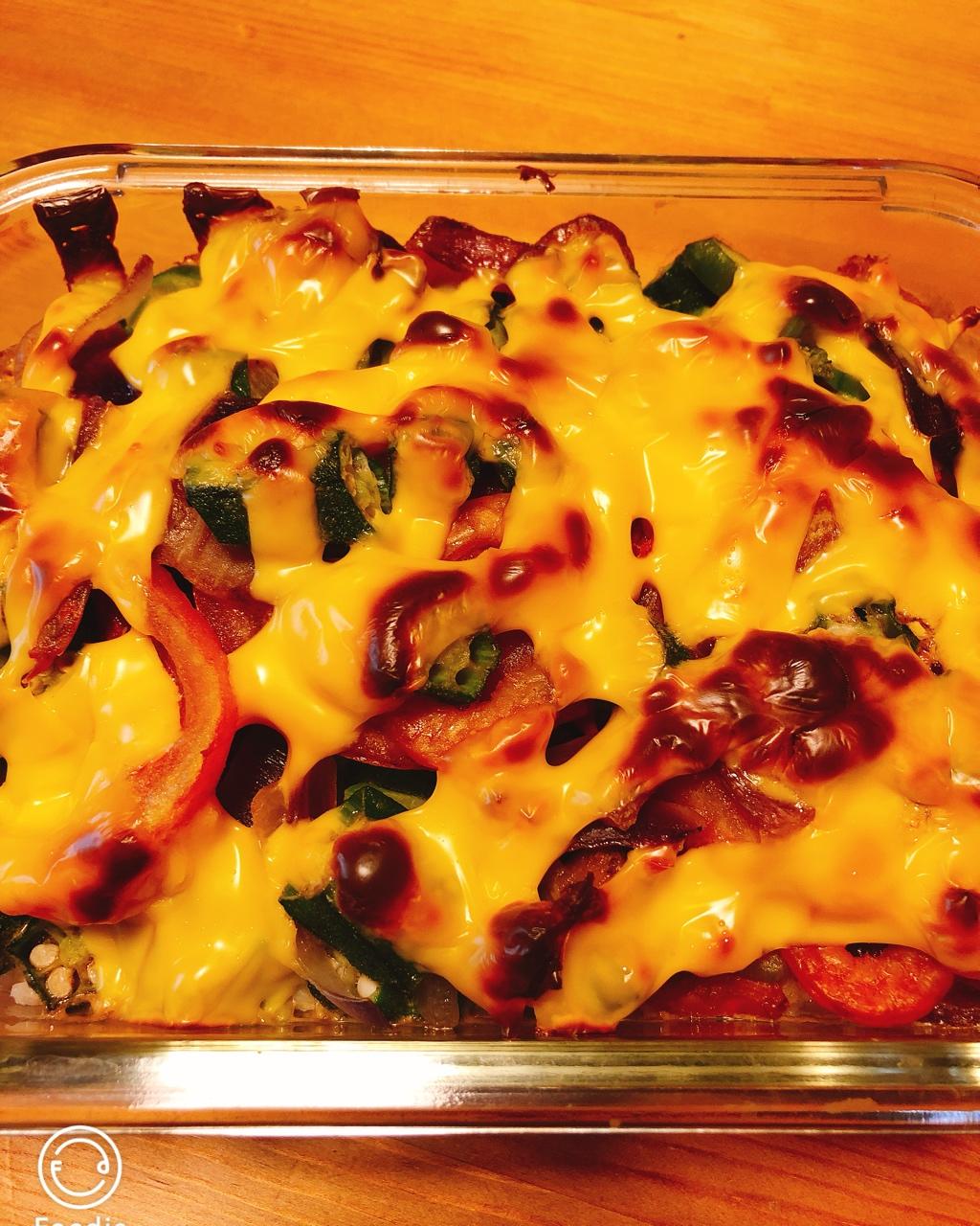 虾仁芝士焗饭