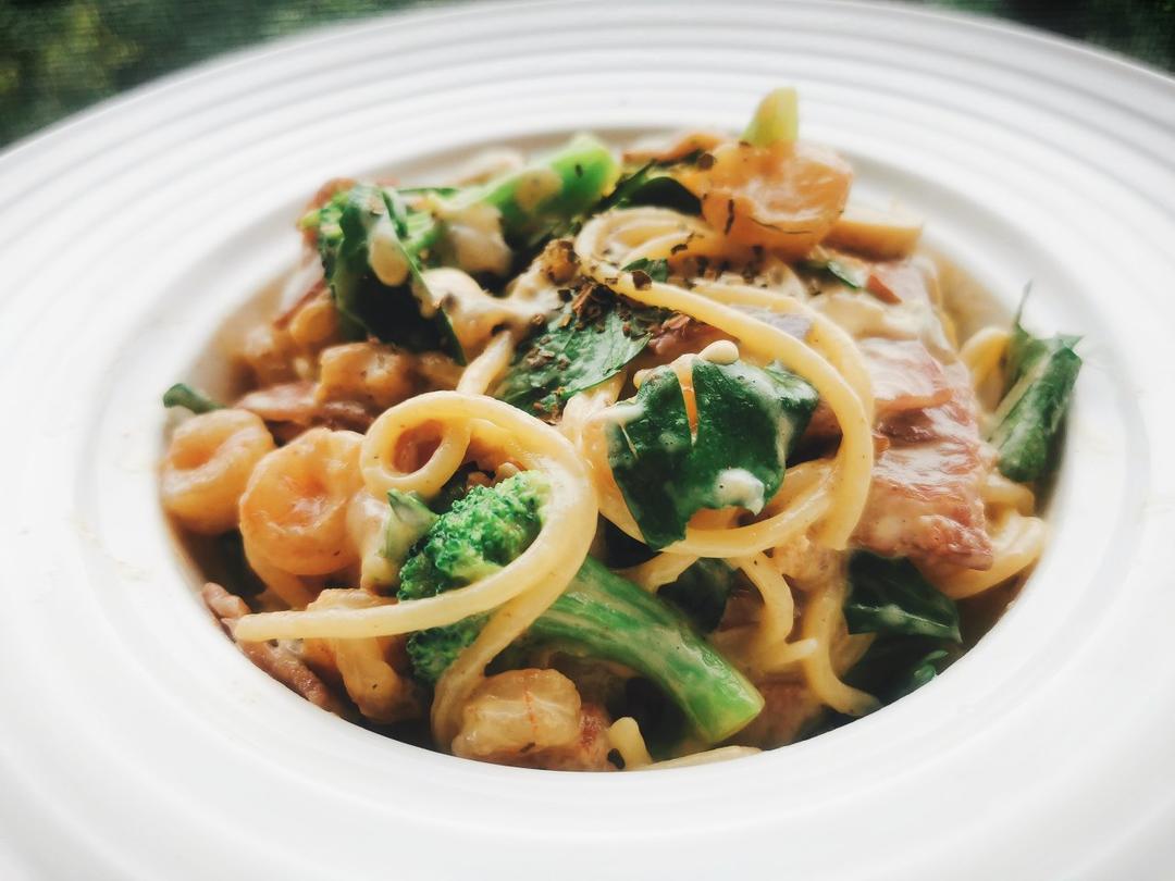 奶油培根意大利面 - Creamy Beacon Linguine