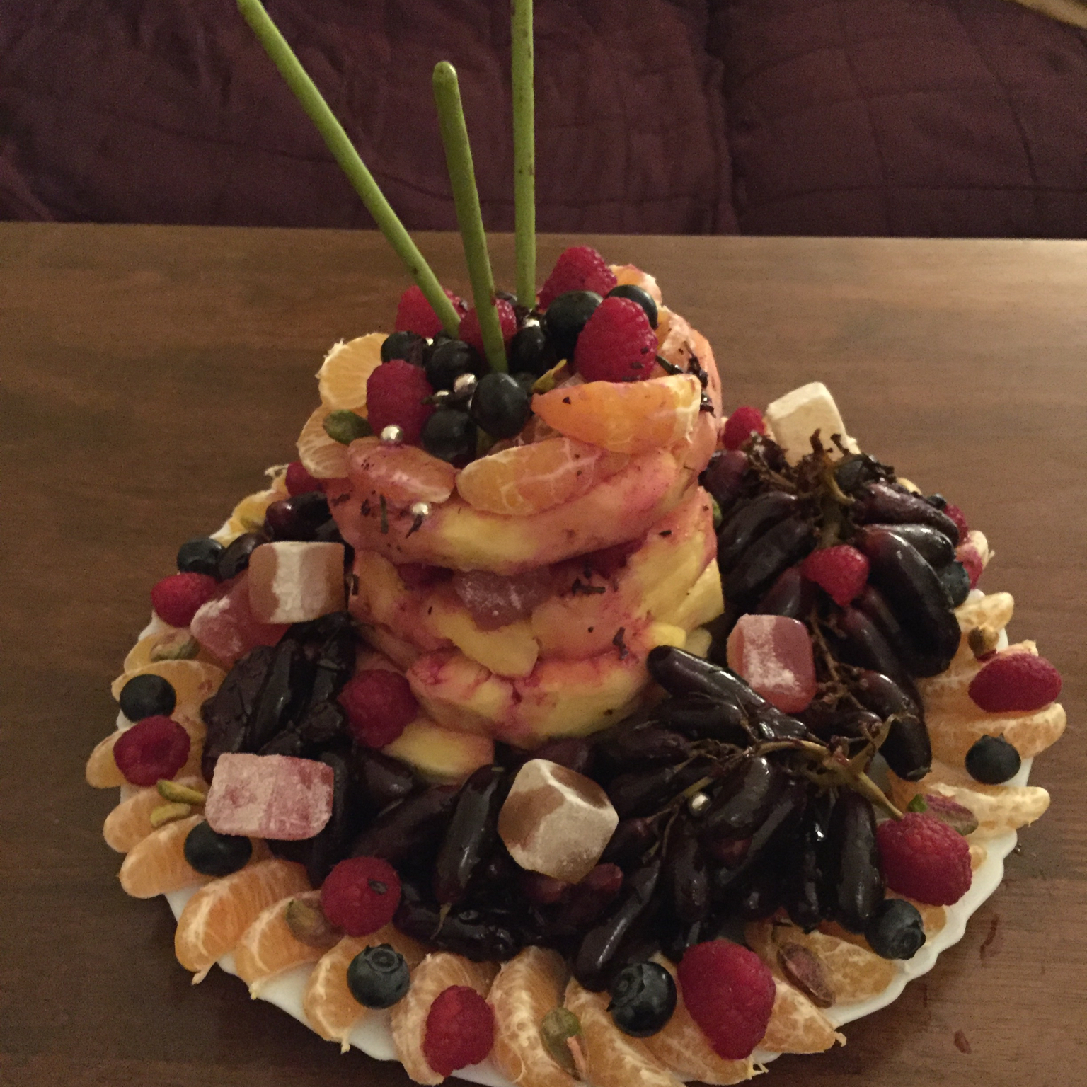 【水果圣诞树】