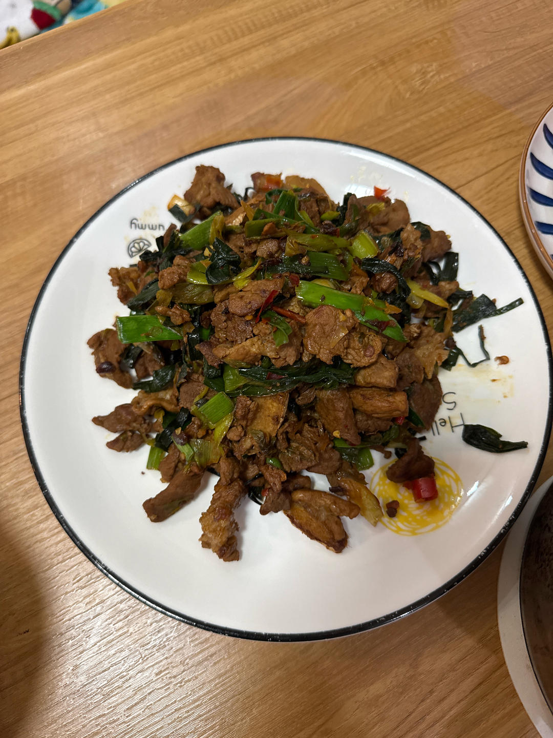 蒜苗盐煎肉