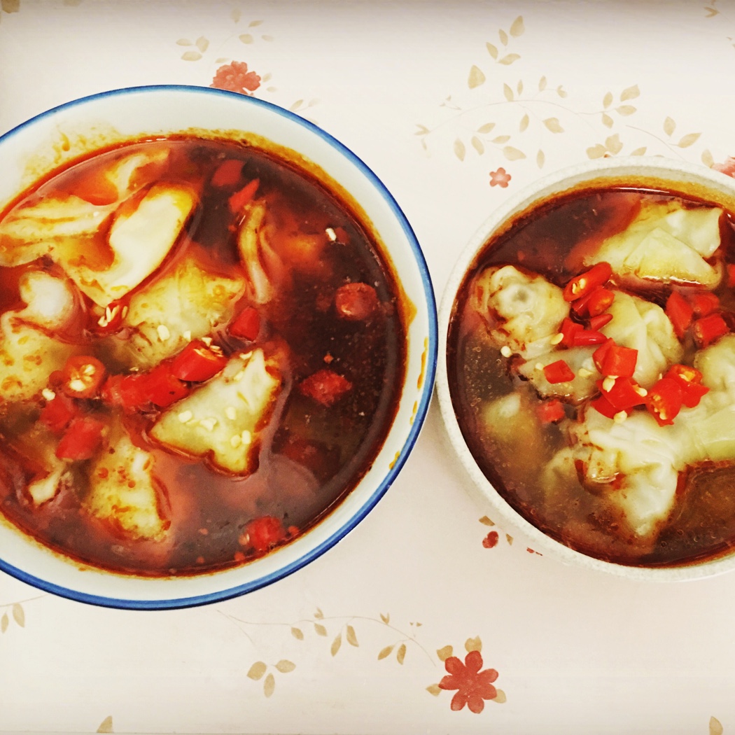 元宝馄饨的包法