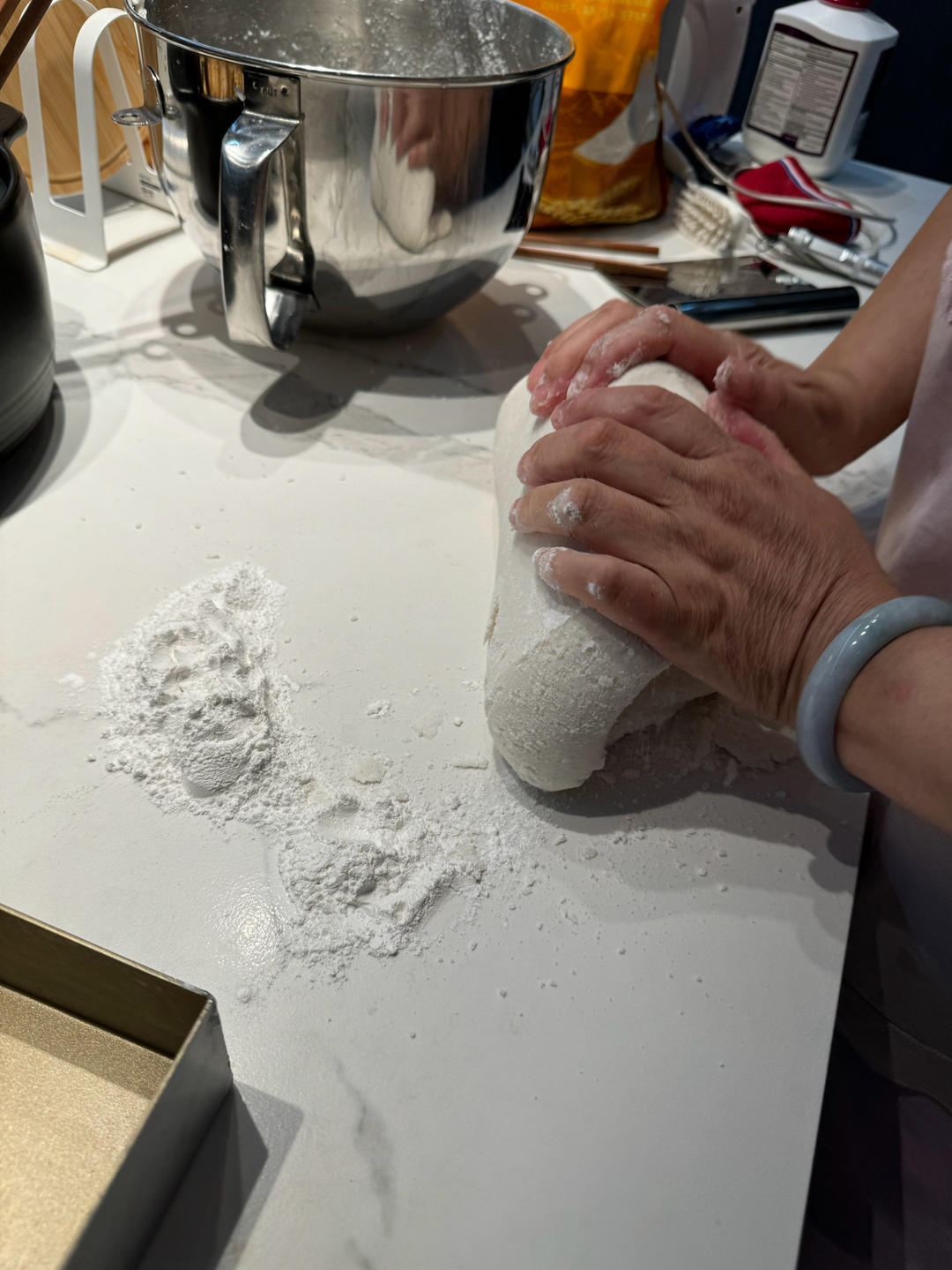 纯奶手撕吐司的做法 步骤1