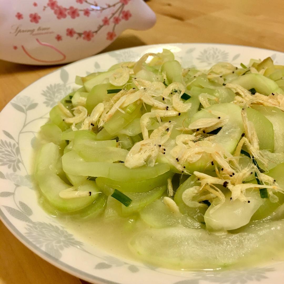 虾皮番茄炒夜开花