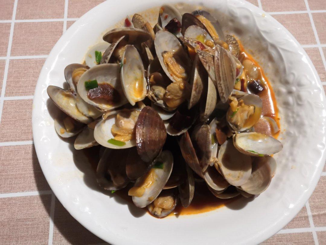 家常快手菜 爆炒花蛤（主调料仅三味）