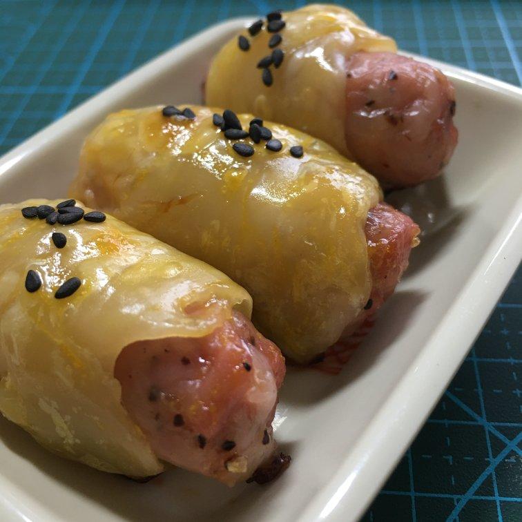 香酥香肠卷