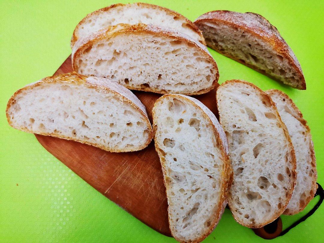 低温发酵免揉面法式乡村面包(French country bread)