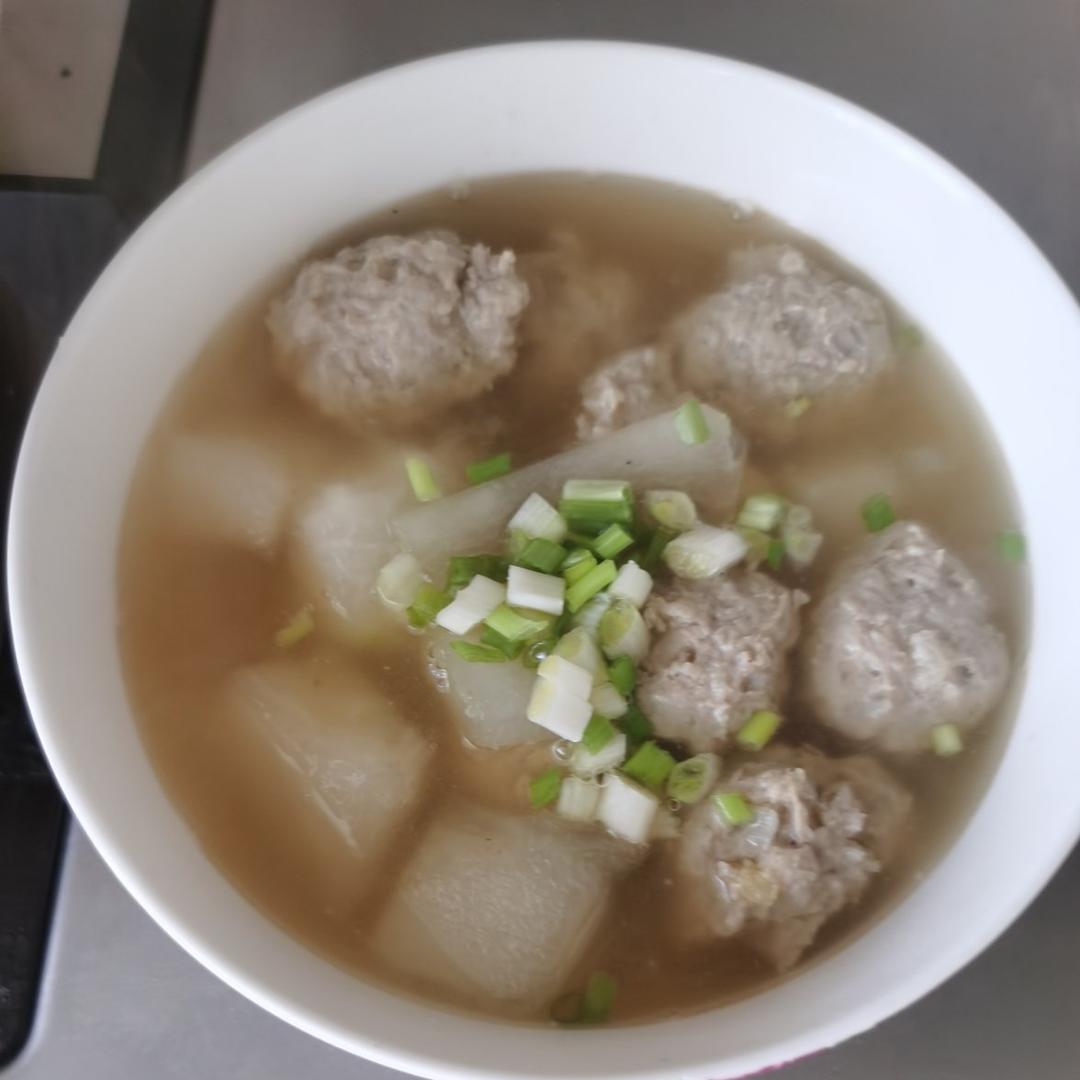 冬瓜汆丸子汤