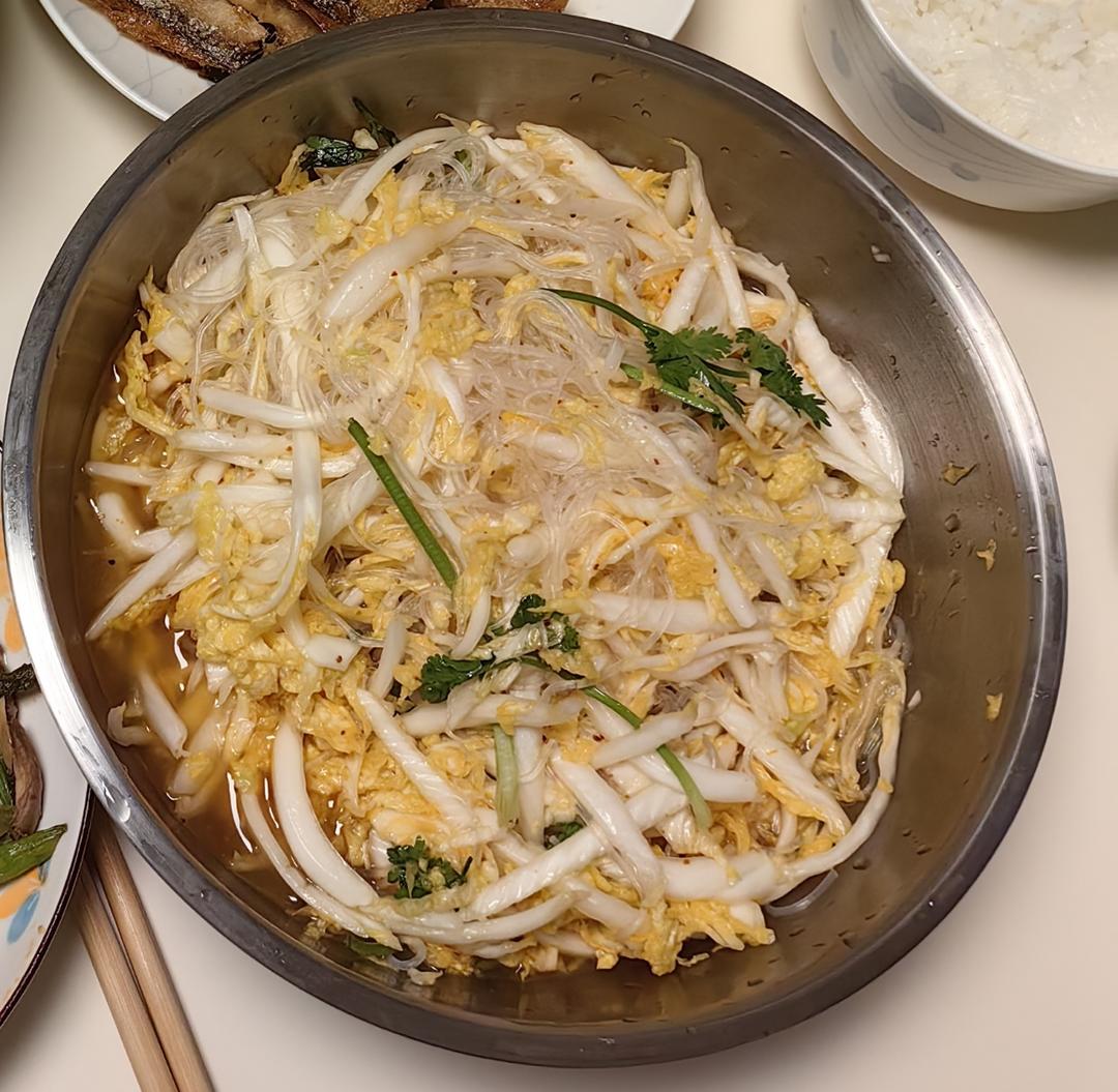妈妈牌凉拌粉丝白菜心