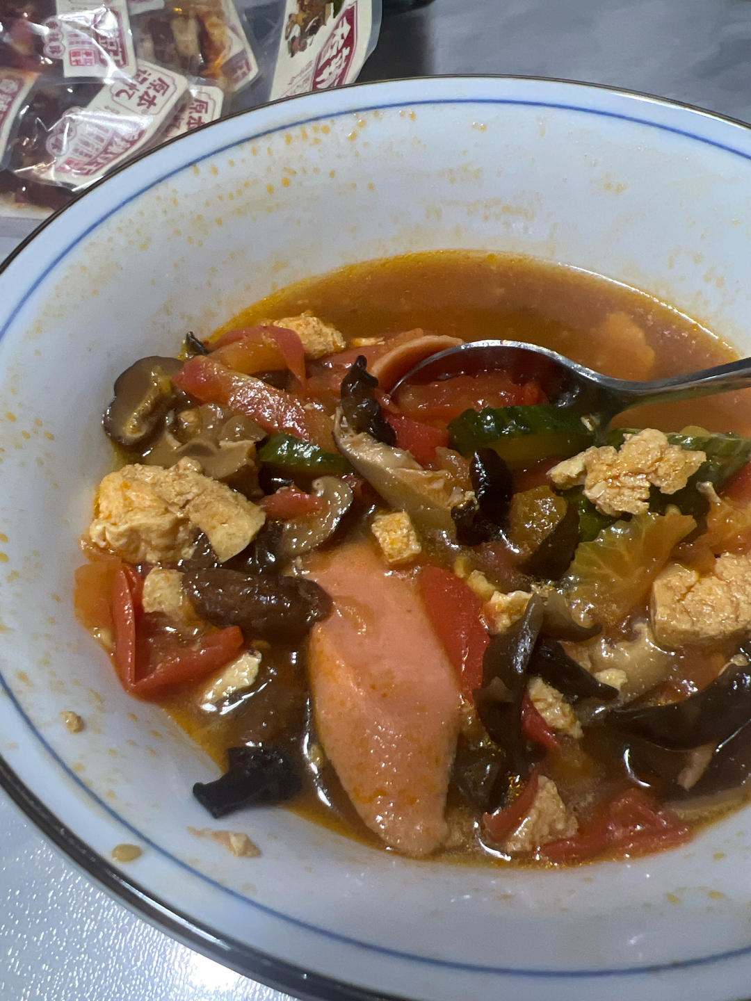 超级开胃的酸辣汤❗️10分钟搞定