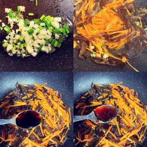✅第26道低卡减脂菜✨木耳胡萝卜炒鸡蛋💯的做法 步骤3