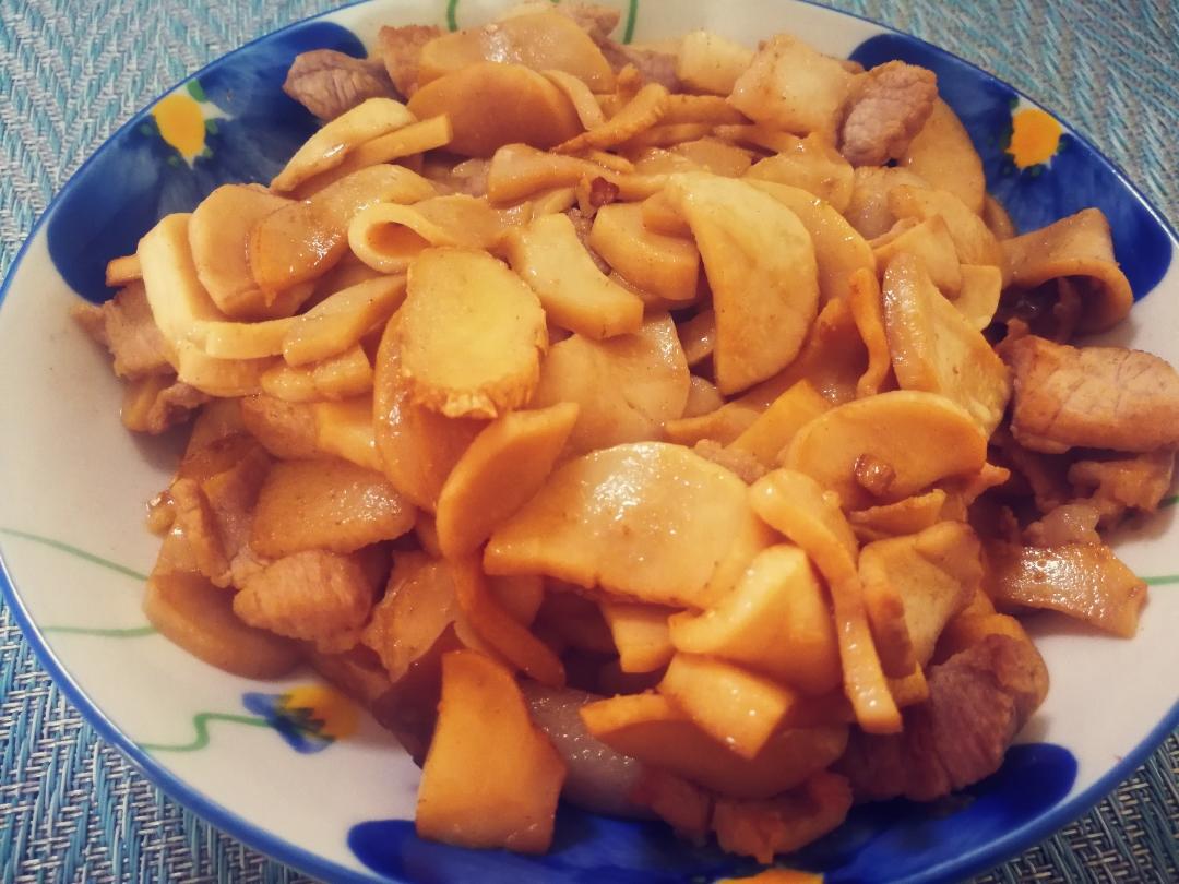 肉炒杏鲍菇