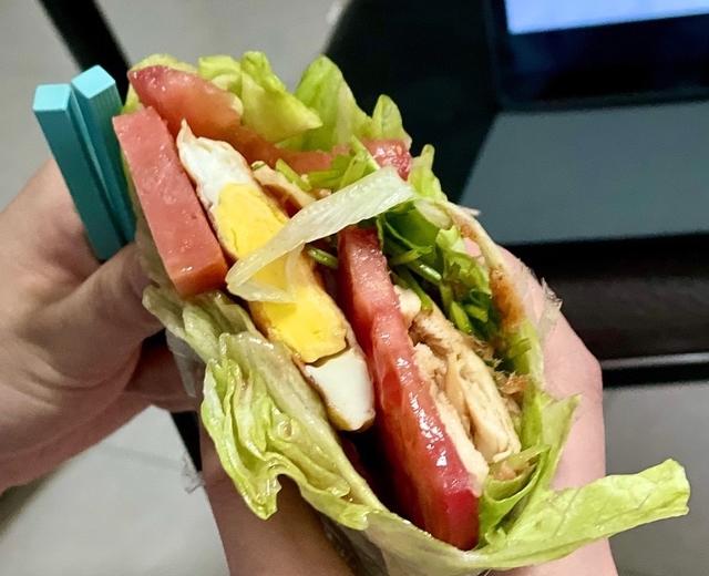 关晓彤同款蔬菜三明治减肥餐的做法