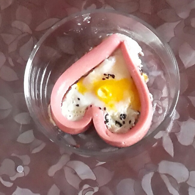 心形煎鸡蛋