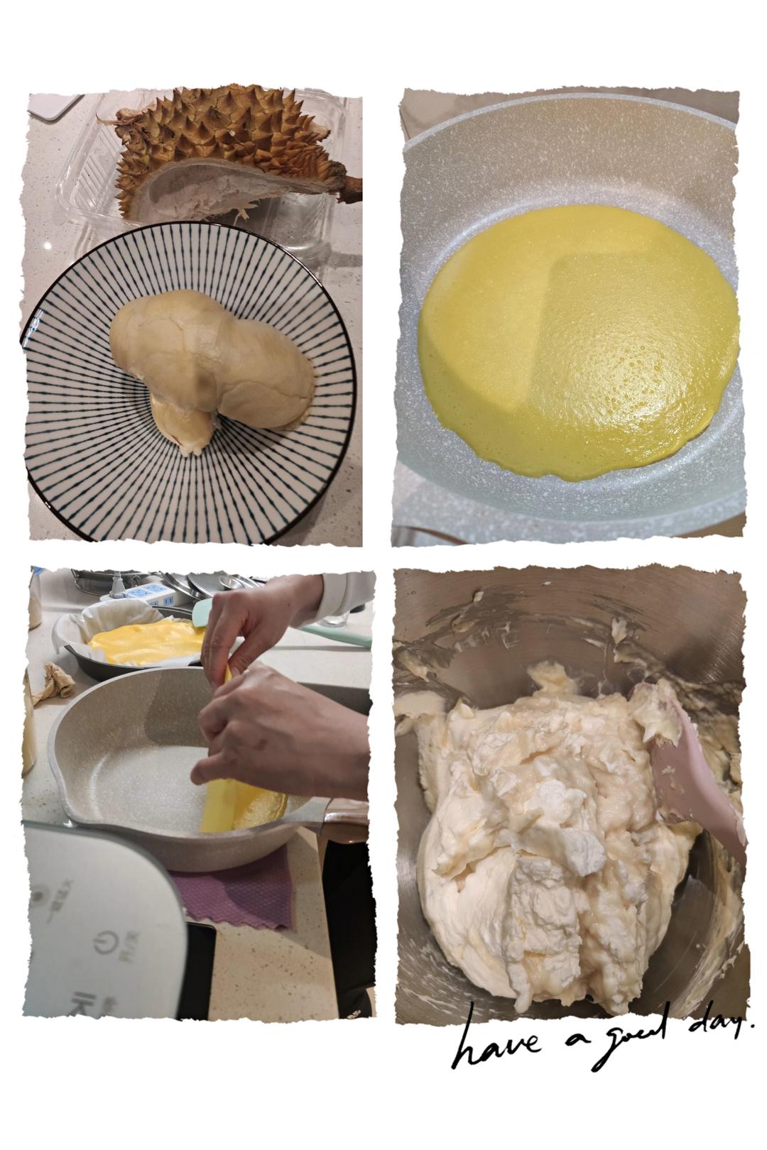 榴莲千层（超软糯蛋皮配方٩( ᐛ )و