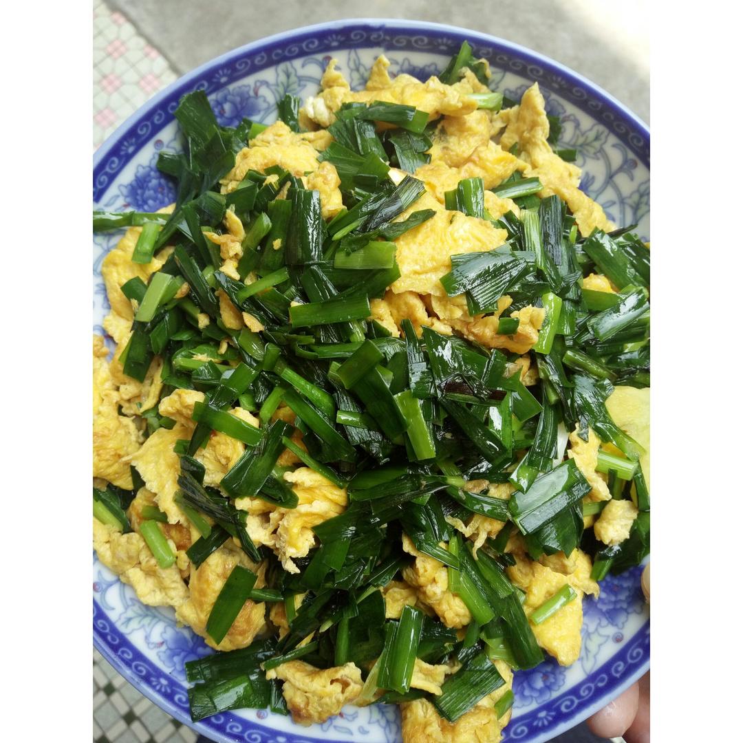 韭菜炒鸡蛋