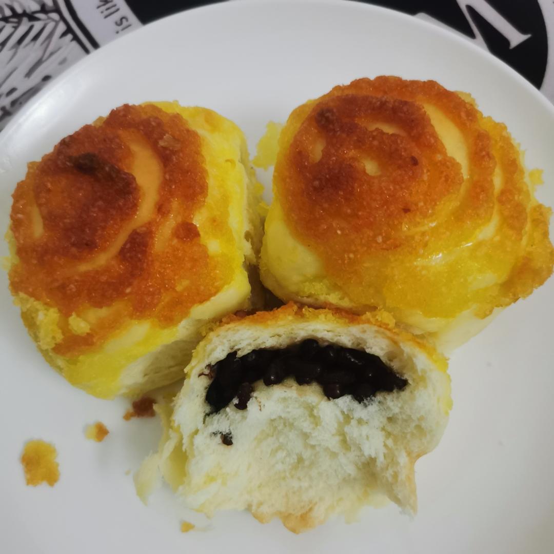 椰蓉蜜豆餐包（内附：蜜豆做法）