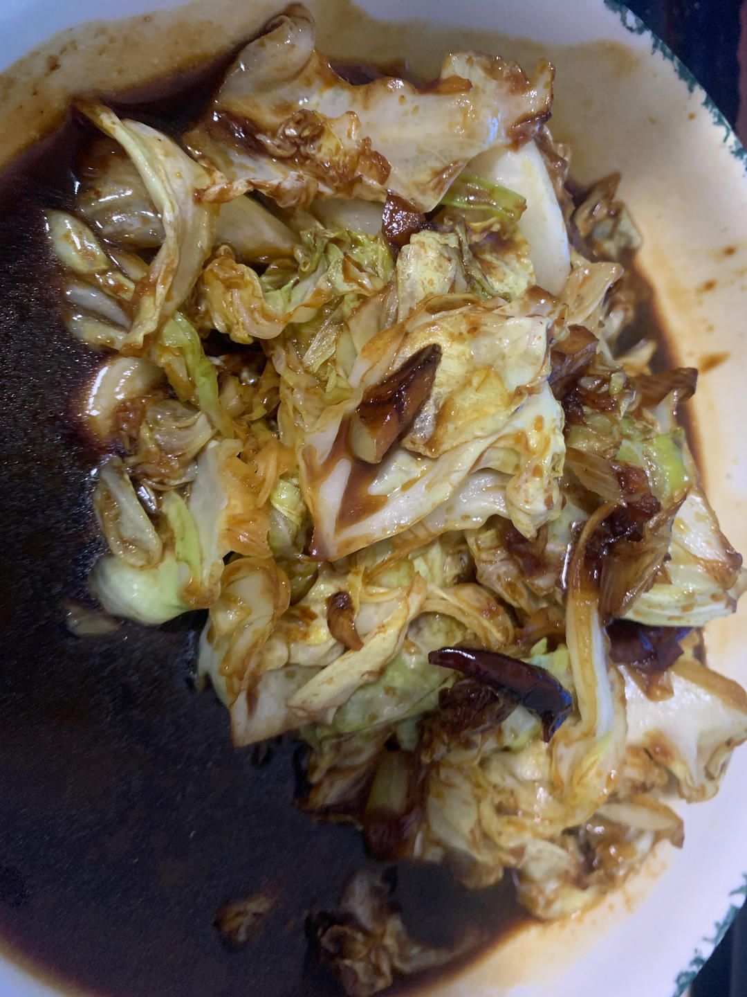 爆炒包菜