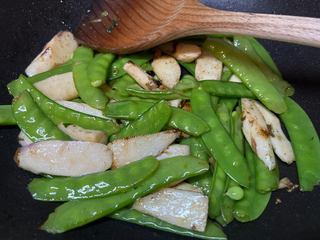 清炒山药荷兰豆