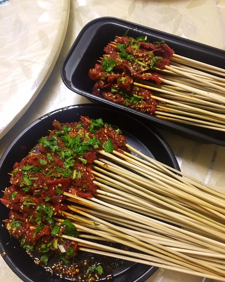 自制串串香（牛肉串，鸡肉串，猪肉串）