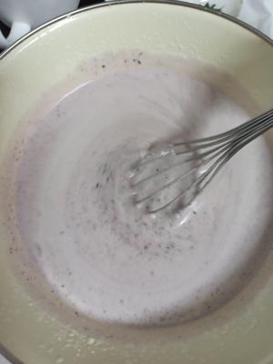 6寸蓝莓酸奶慕斯蛋糕(无糖)的做法 步骤11