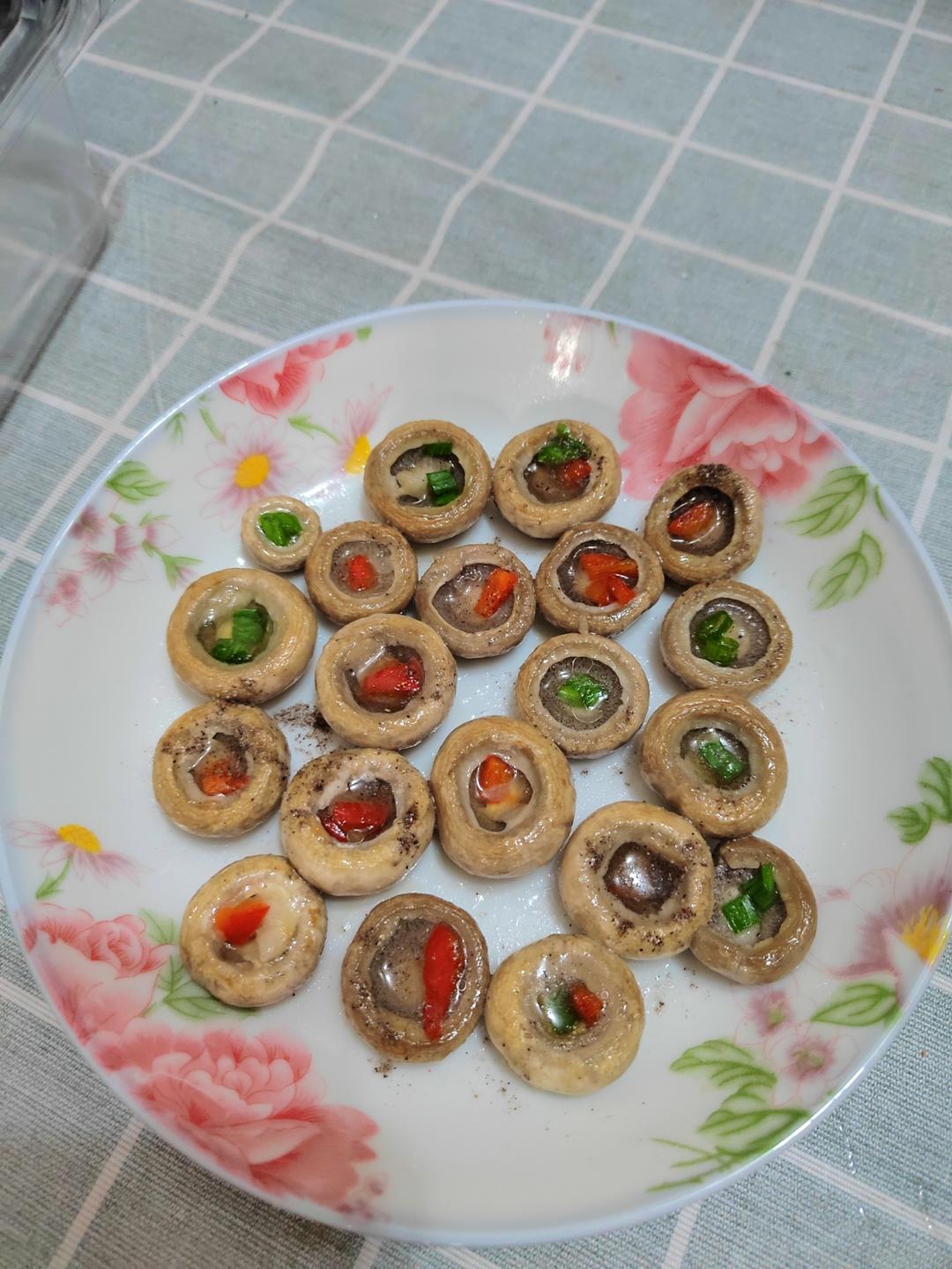 香煎口蘑  鲜的扭起来