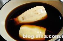 【曼食慢语】桂花红糖糯米藕的做法 步骤4