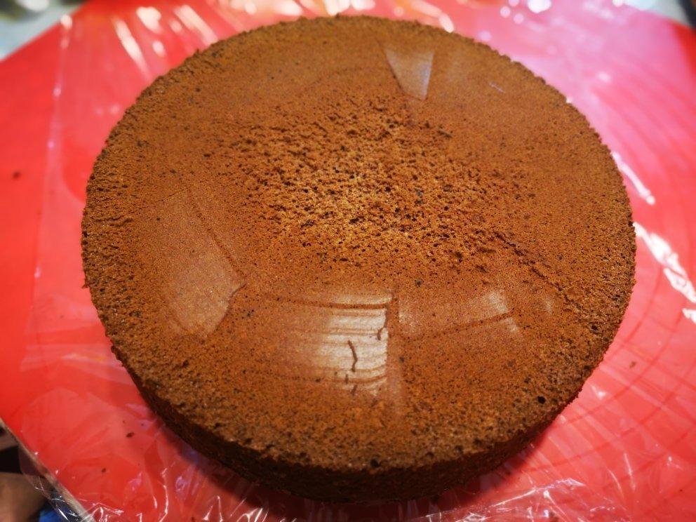 8寸巧克力戚风蛋糕