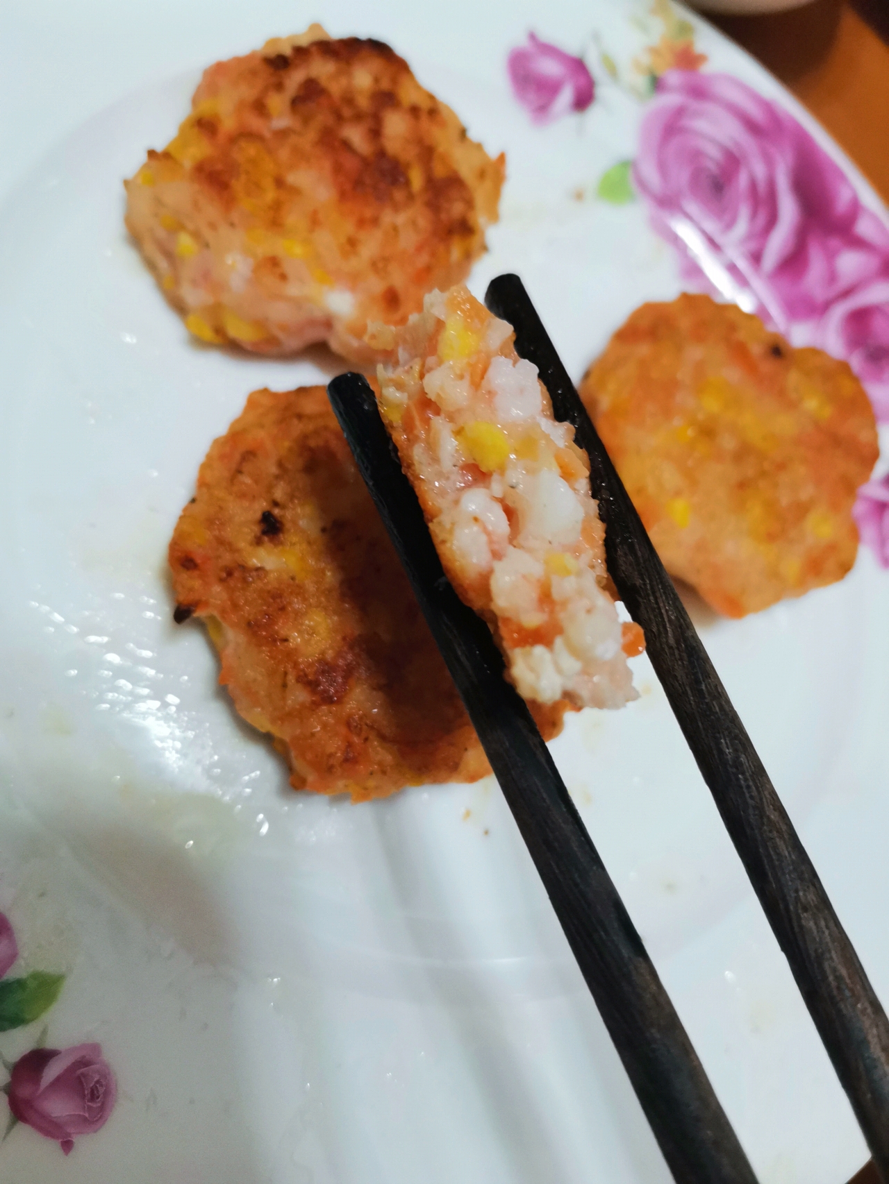 香煎虾饼