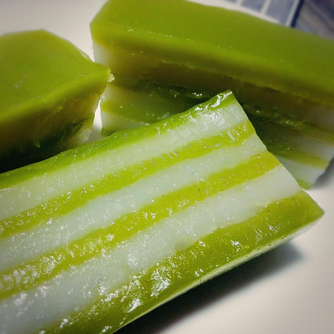 【香兰叶椰汁糕(非香兰色素)图片】orikaso_下厨房