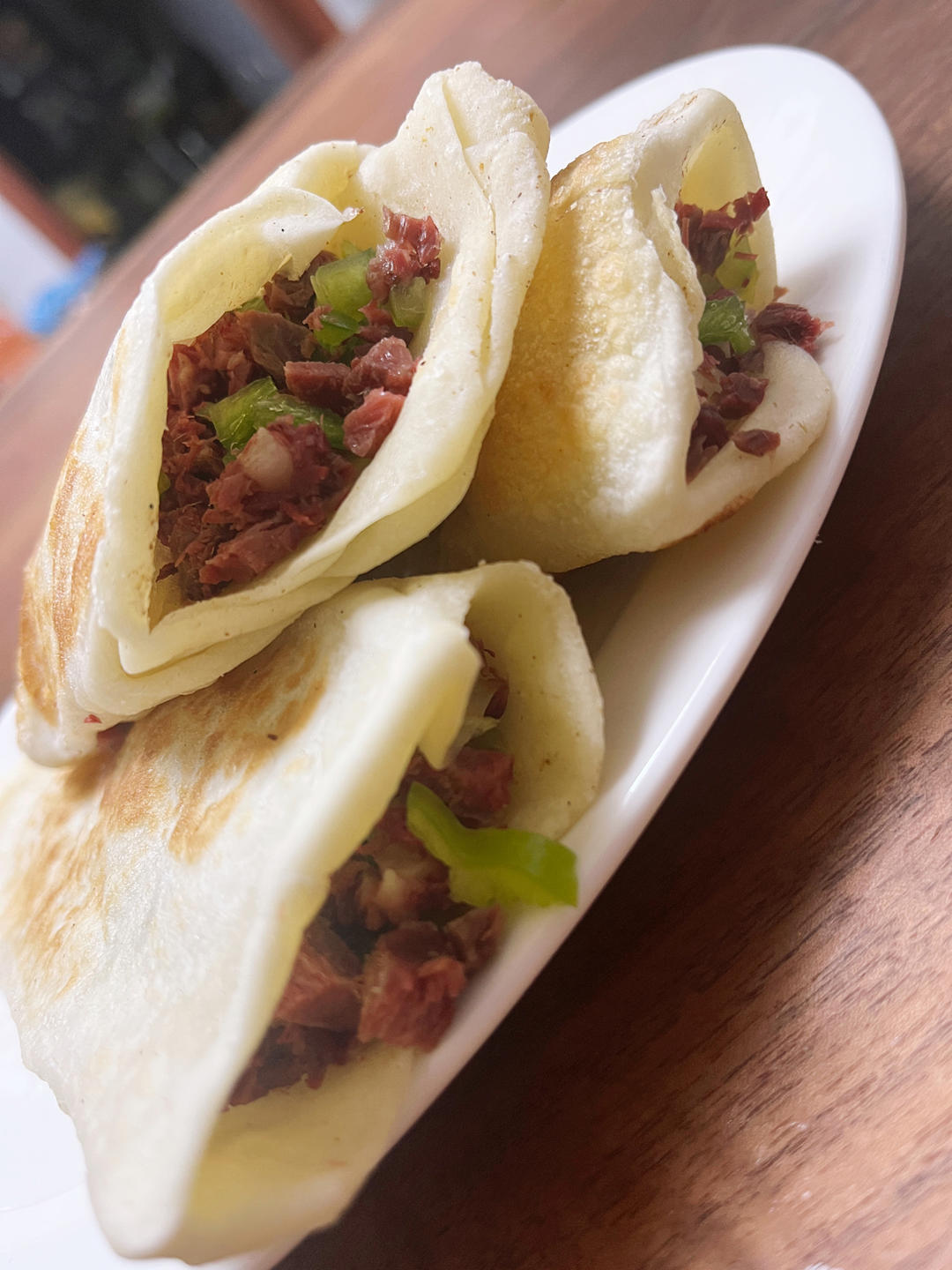 香酥夹肉火烧（河间驴肉火烧）