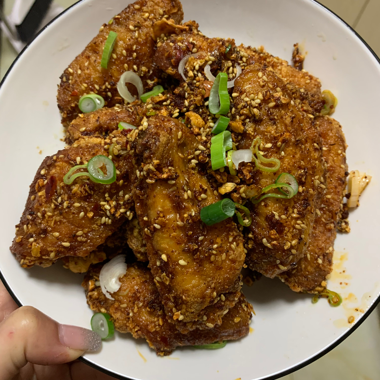 ㊙️外酥里嫩❗️好吃到舔手指的香辣脆皮鸡翅