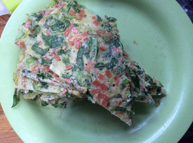 快手鸡蛋饼～～十分钟早餐！