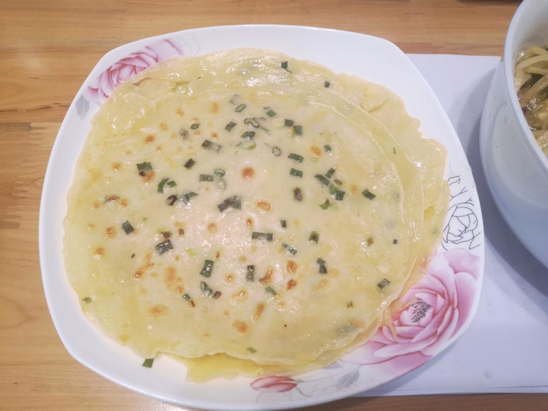 简单快手蔬菜鸡蛋煎饼