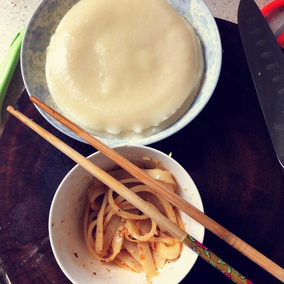 快手凉皮（附视频。不洗面筋。）