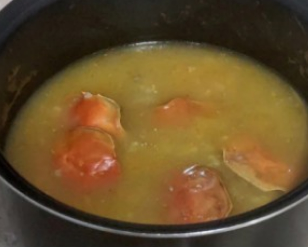 鲜香蟹肉粥的做法