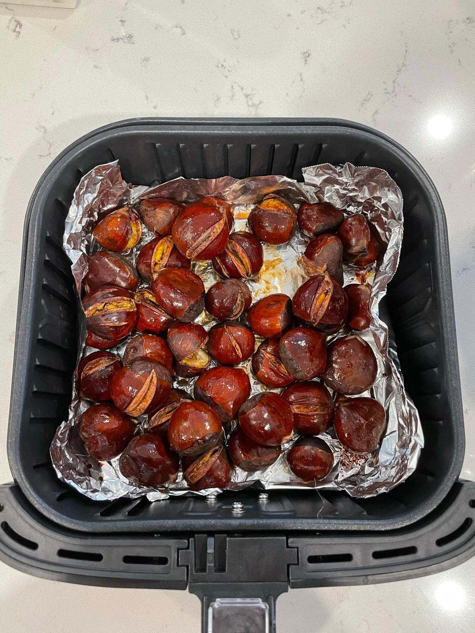 空气炸锅糖炒栗子