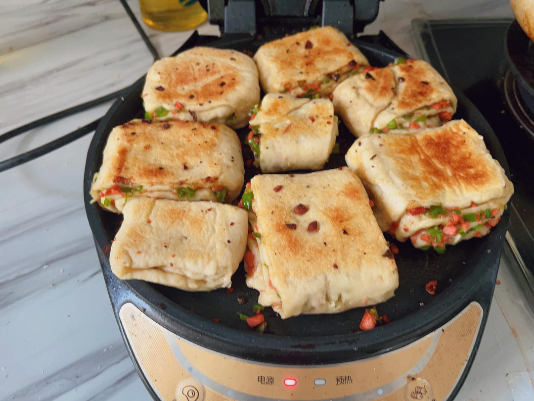 青椒饼（想念大学食堂的青椒饼）