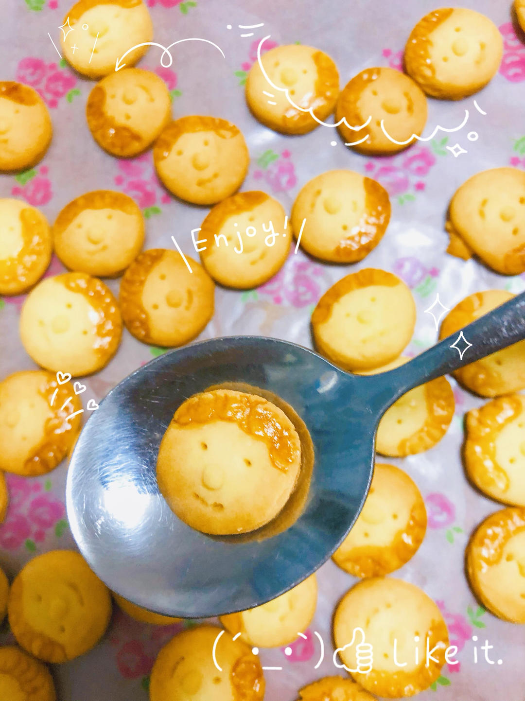 无需模具‼️简单可爱的搞怪小孩曲奇饼干