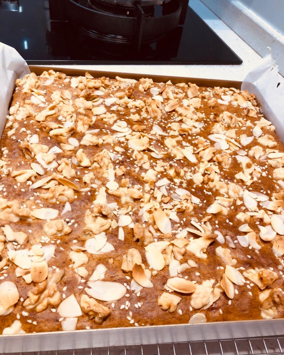 香蕉核桃蛋糕（低油少糖健康版）