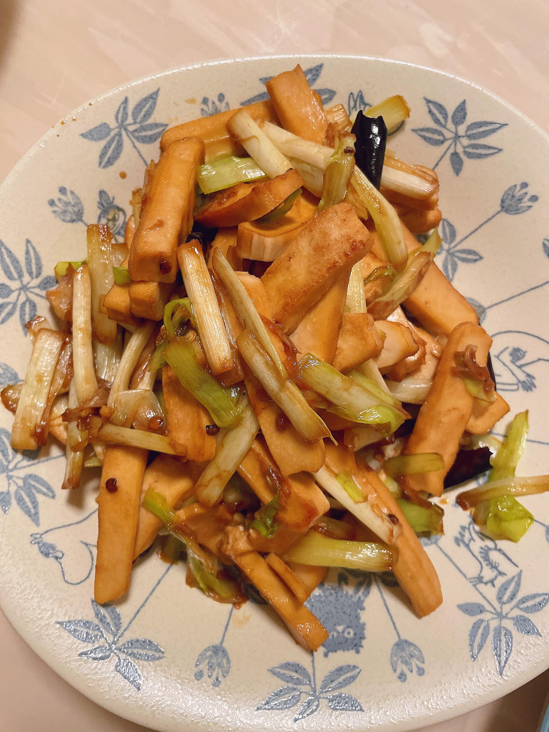 韭黄炒豆干