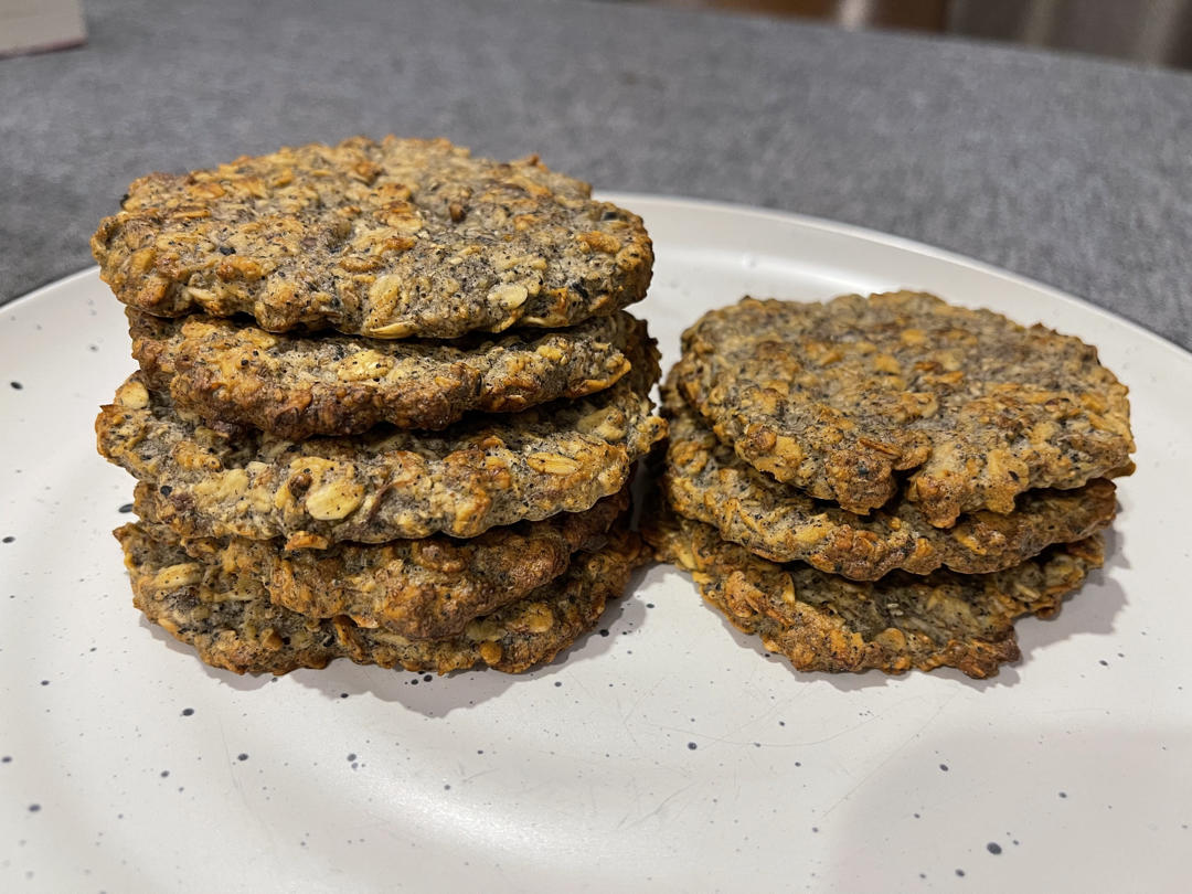 【减脂小零食】香蕉燕麦饼干｜健康•零食