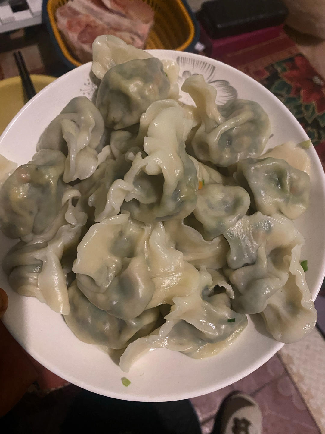 素馅饺子有绝招~这样做比肉馅好吃🤣