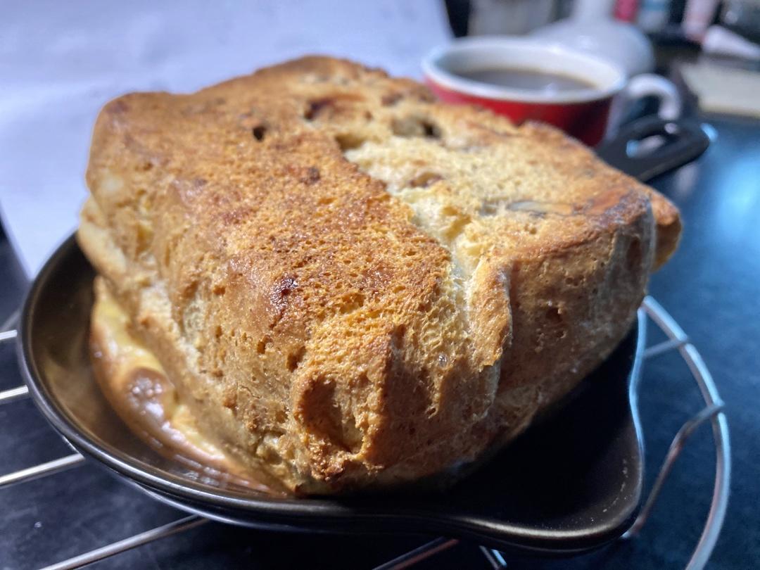 🔥外脆里嫩❗️隔夜法式厚吐司🍞好吃到爆